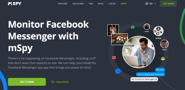 Monitor Facebook Messenger with mSpy