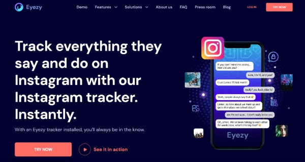 Track everything they say and do on Instagram with our Instagram tracker. Instantly.